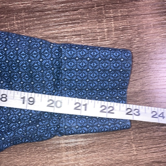 Mens EUC Pan Handle Medium Blue Western Button Down Shirt - Picture 5 of 7